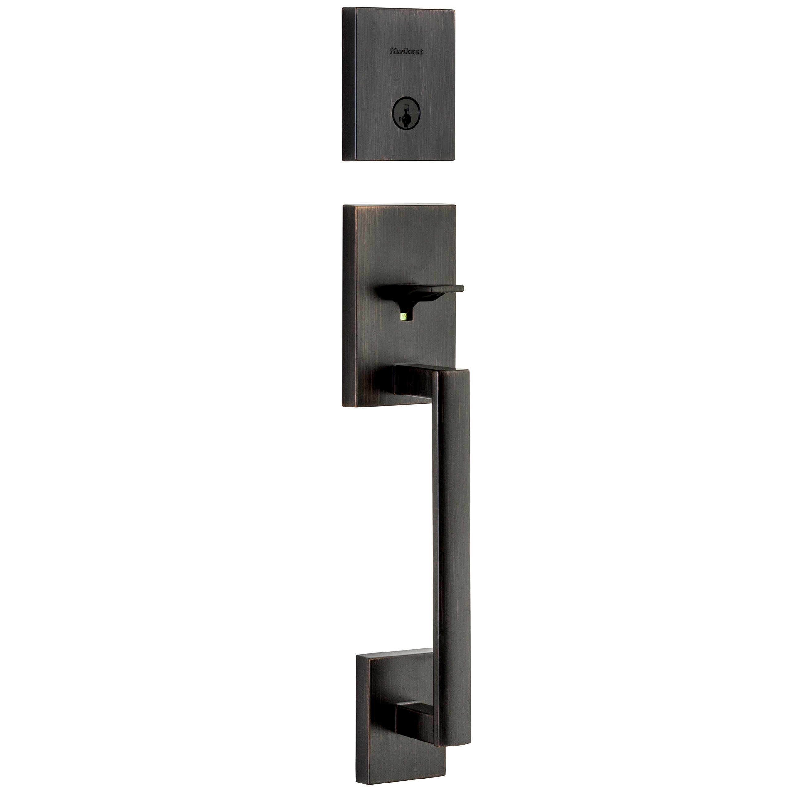 Kwikset San Clemente Front Door Lock Handle and Deadbolt Set